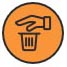 electronic disposal icon