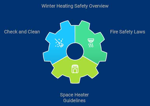 Winter Heating Safety chart